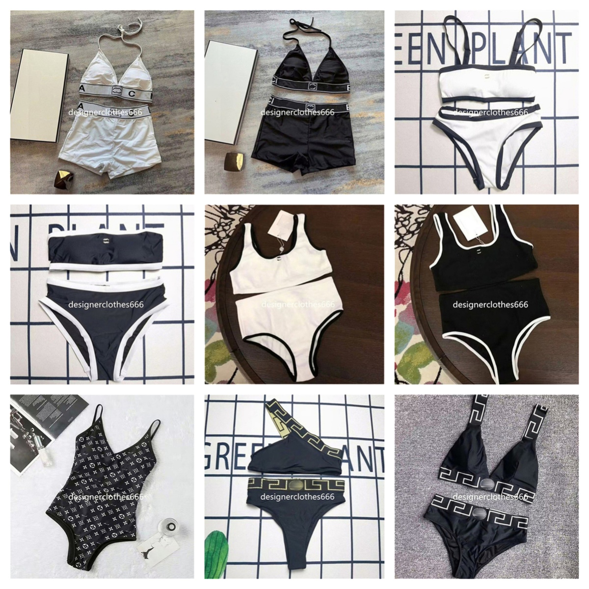 2025 New brand summer bikini designer high quality women's swimwear Sexy one-piece swimsuit two-piece set s-xl A4