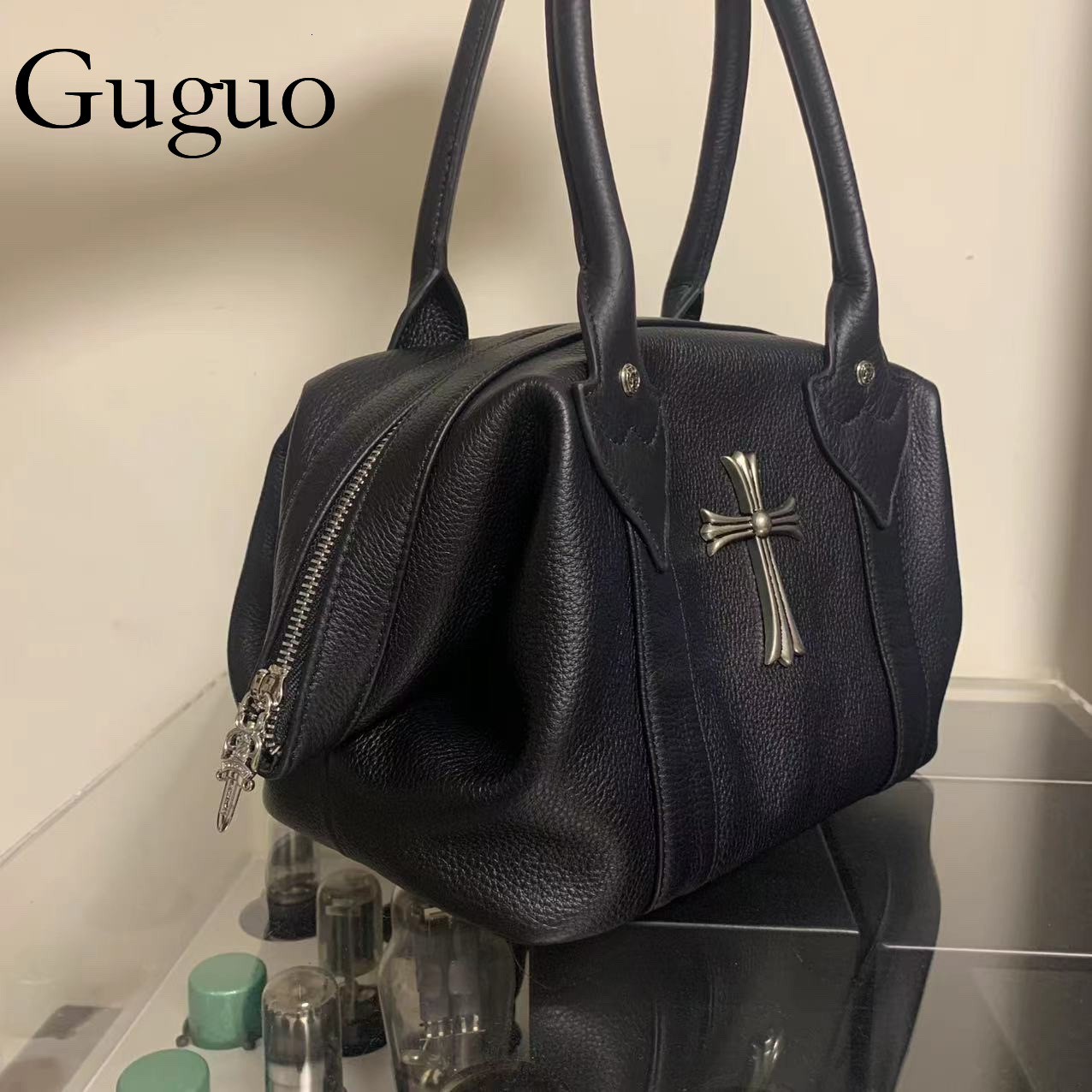 Guguo Free Shipping New Designer High-end Shopping Soft Leather Sword Dumpling Fashion Niche Design Underarm Bag Women's Shoulder Handbag Y260115