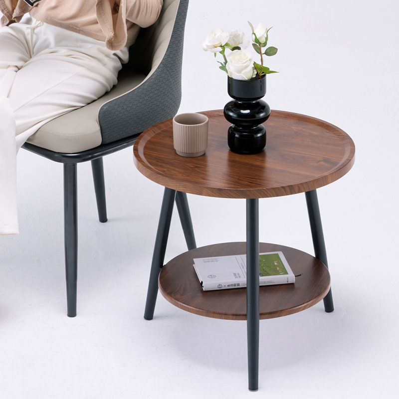 M9071 Small household bedside table simple corner cabinet small round table