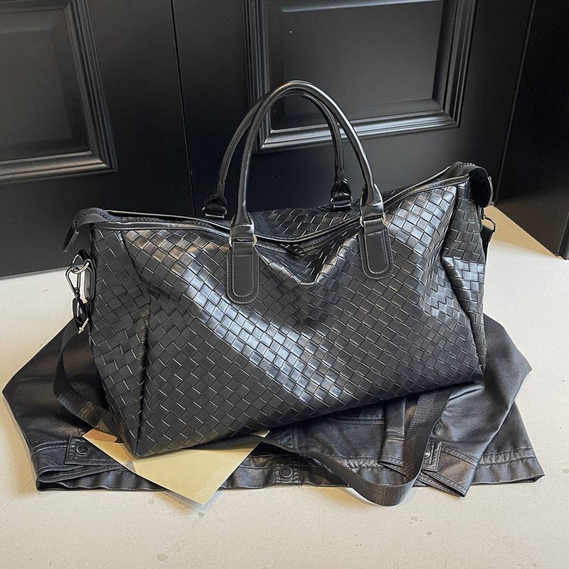 Vintage Travel Bag For Men Large Capacity Business Travel Handbag For Women Airplane Luggage PU Leather Sports And Fitness Bag Autumn Designer Bag