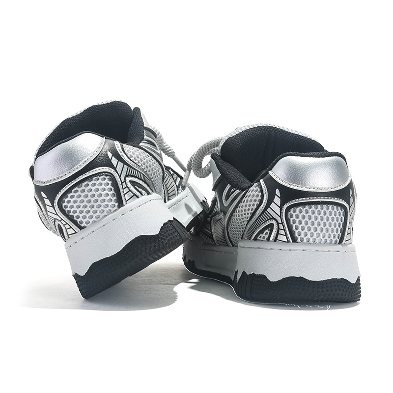 New board shoes for autumn, breathable and versatile men's shoes, niche soft soled casual shoes, thick soled bread shoes for men and women