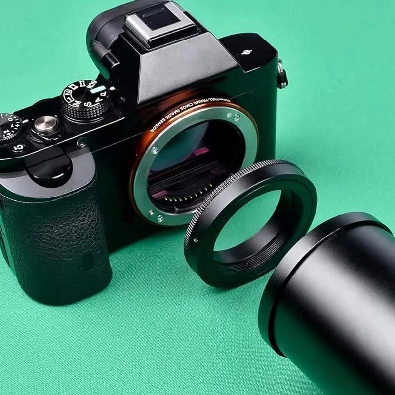 T/T2 Lens Adapter Ring Mount Manual Focus Lens T2-EOS T2-AI T2-NEX T2-PK for Canon Nikon Sony M4/3 Panasonic Pentax Olympus FUJI Mirrorless Digitial C