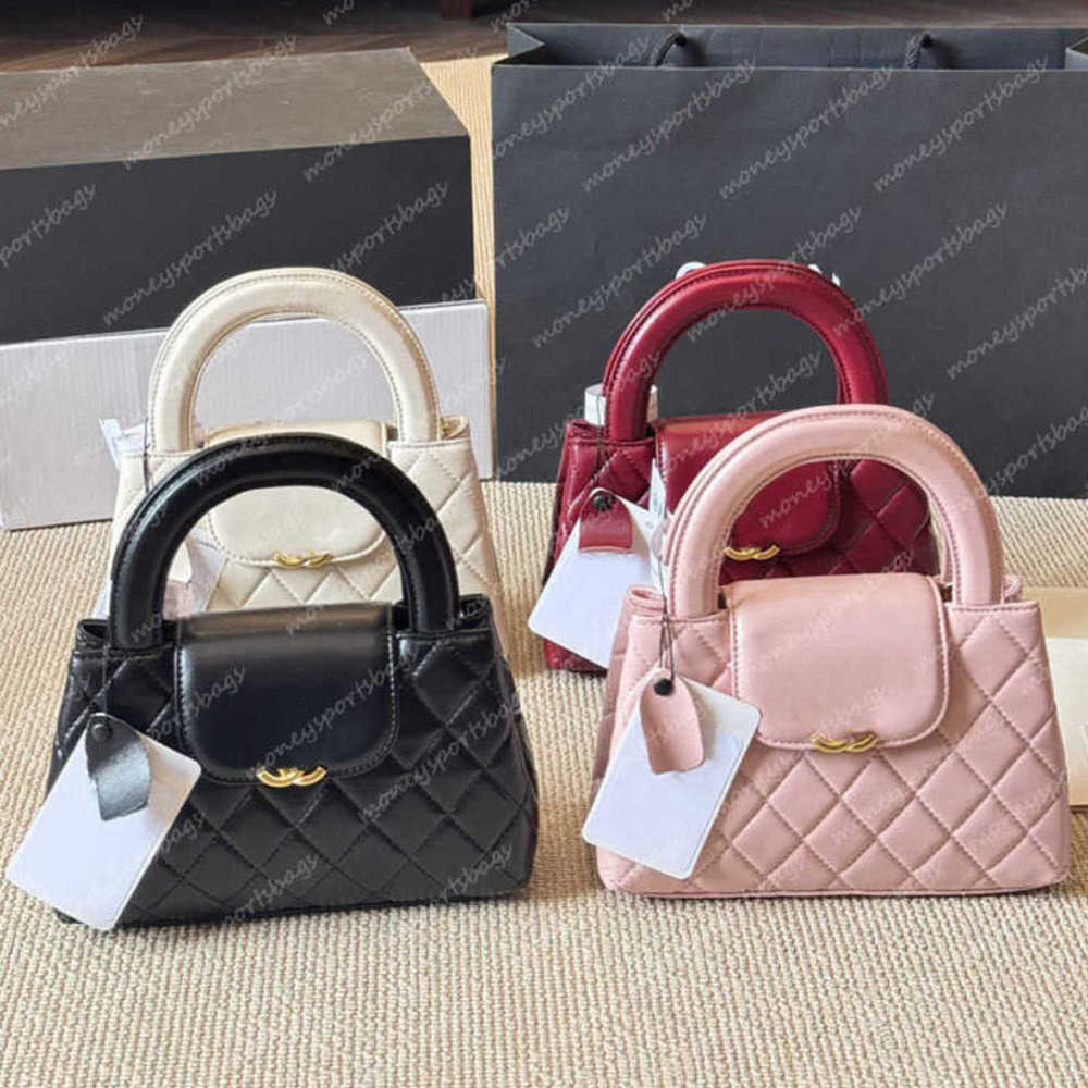 Evening Bags Mini Cute kell Handbag Girls Designer Purse Shoulder Bag Luxury Leather Check With Gold Buckle Detachable Chain Cross Body Wallet Lipstick Bag Sac Bag