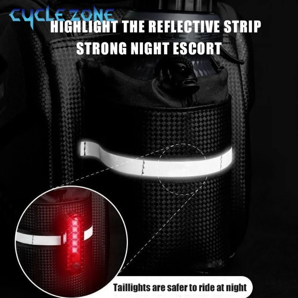 Large Capacity Bicycle Bag Bike Rear Seat Bag Multifunctional Shoulder Handbag Rack Bags Waterproof Cycling Seat Saddlebag 10L 250906