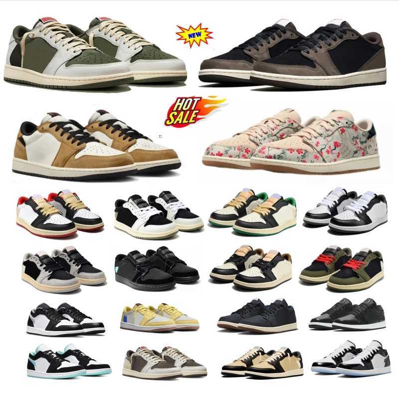 Mens Basketball shoes 1S Low Coral Reef Triple White UNC Rookie of the Year Black Toe Light Smoky Grey University Blue Bred Women Outdoor sneakers With Eur 3647