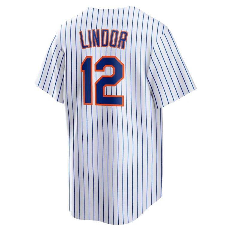 Personalize 12 Lindor Baseball Jersey Soto 34 Senga Marte Mauricio Torrens Blackburn Custom Jerseys