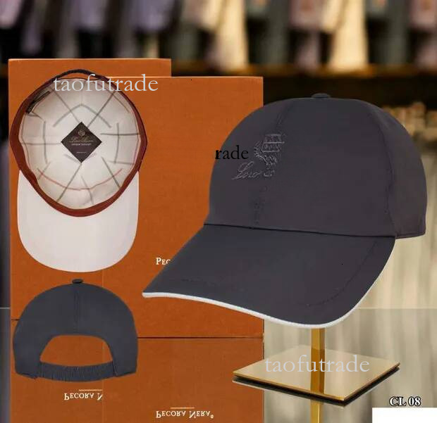 Lori Piano Hat 2025 Hot Sales Top Canvas Basebal Hat Men Designer Hat Fashion Baseball Cap Fitted Hats Letter Summer Sunshade Beach Luxury Hats Piano Cap 2Cd