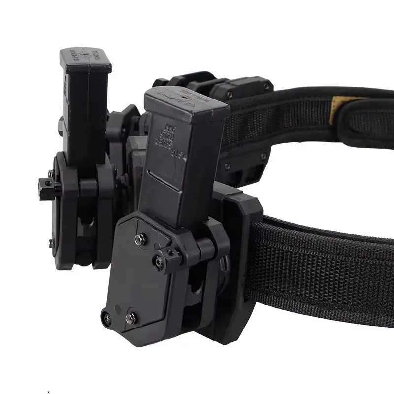 Tactical IPSC Competition High Speed Shooting Inner Outer Belt w 4 x MultiAngle Speed Pistol Magazine Pouch Mag Holster 250906