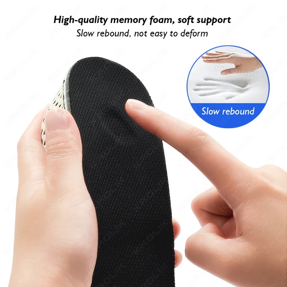 Half Shoe Insoles Heel Insert Sport Cushion Height Increase EVA Memory Foam Heel Lifting 2345CM Taller Invisible Heighten Pad 250906