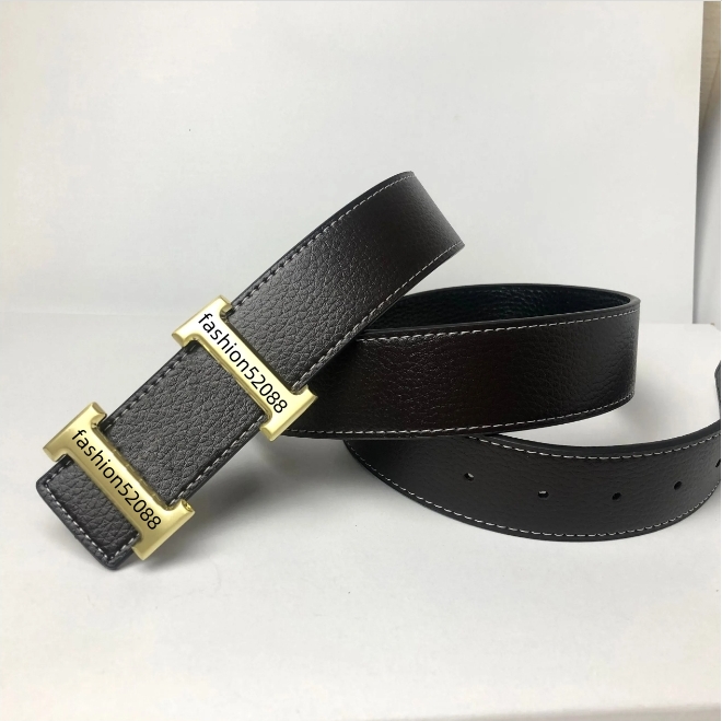 Designer Fashion High Quality Belt Designer belt Fashion mens belt business luxury belt mens womens color gold and silver glossy buckle 3.8cm belt 105CM-125CM with box