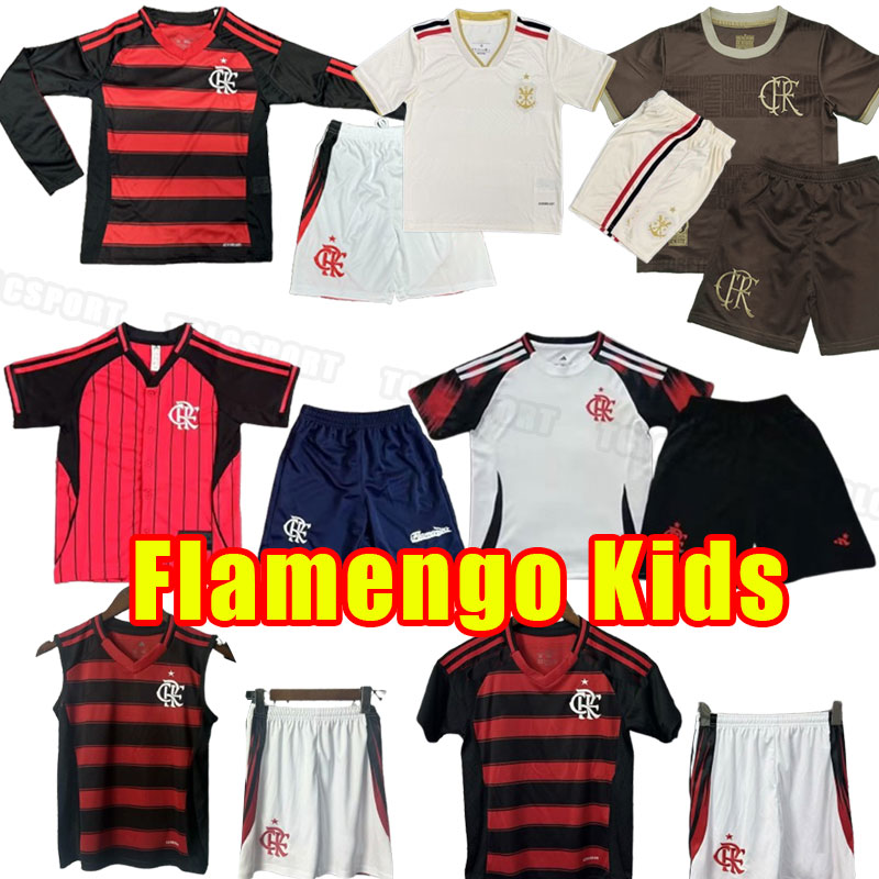 Flamengo soccer jerseys 25 26 DIEGO E. RIBEIRO GABI football shirts PEDRO DE ARRASCAETA jersey Camisa LUIZ 2025 2026 home away men Fans KIDS CHILD Adult