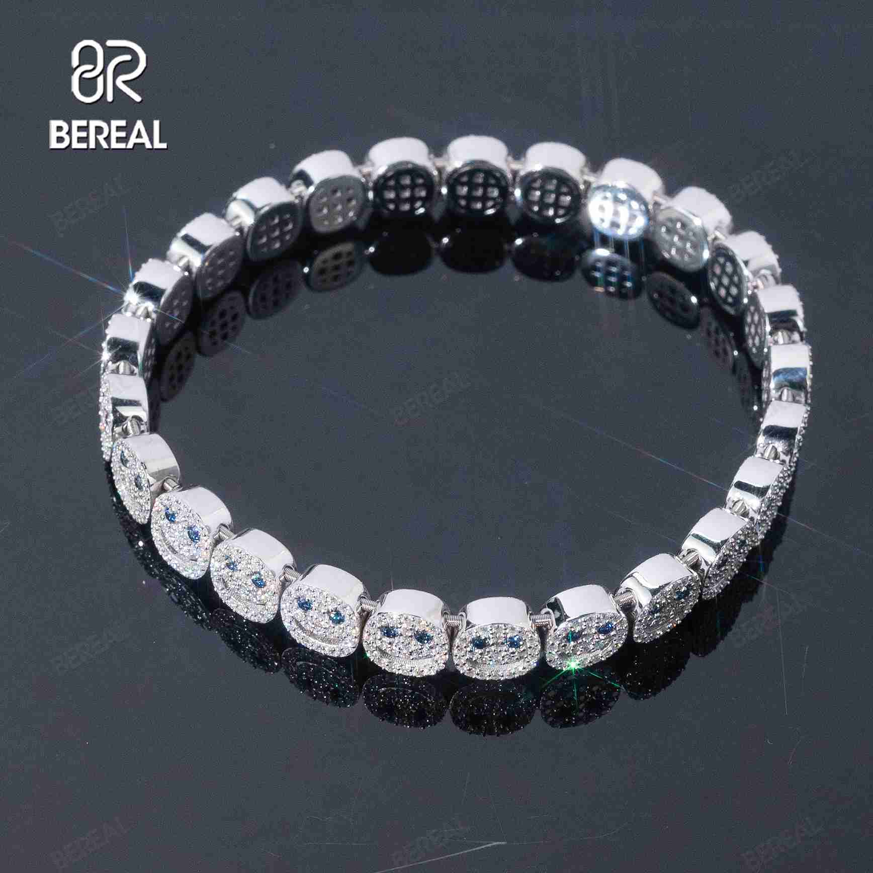 Custom 925 Sterling Silver Tennis Chain Bracelet GIA IGI Certified White Gold Lab Created Diamond Tennis Bracelet Women Jewelry