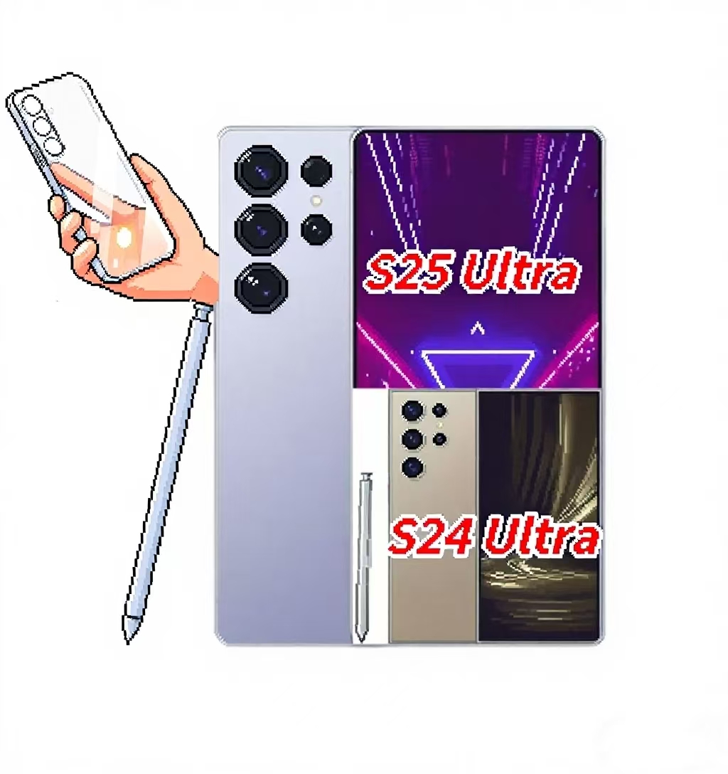 Unlocked S24 and S25 Ultra smartphones: 6.9-inch 5G phones with an octa-core processor and wireless charging - includes facial recognition and upgraded storage to 1TB