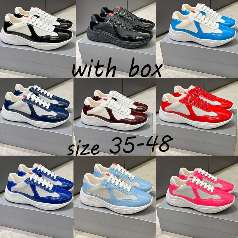 big size 48 Designer Casual shoes low red Sneakers Luxury Trainers Americas sneaker Rubber Fabric Outdoor Comfortable shoes Walking shoes size 35-48