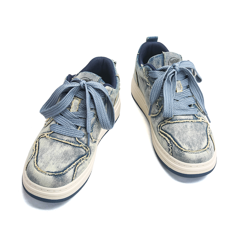Board shoes versatile trendy shoes casual height increasing sports shoes autumn new denim breathable versatile low top casual sports shoes designer sh
