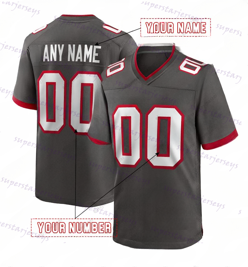 Mike Evans 13 Baker Mayfield 6 Bucky Irving 7 Chris Godwin 14 Rachaad White 1 Personalized Customized Football Jerseys Custom Any Number Name For Men Women Youth 77