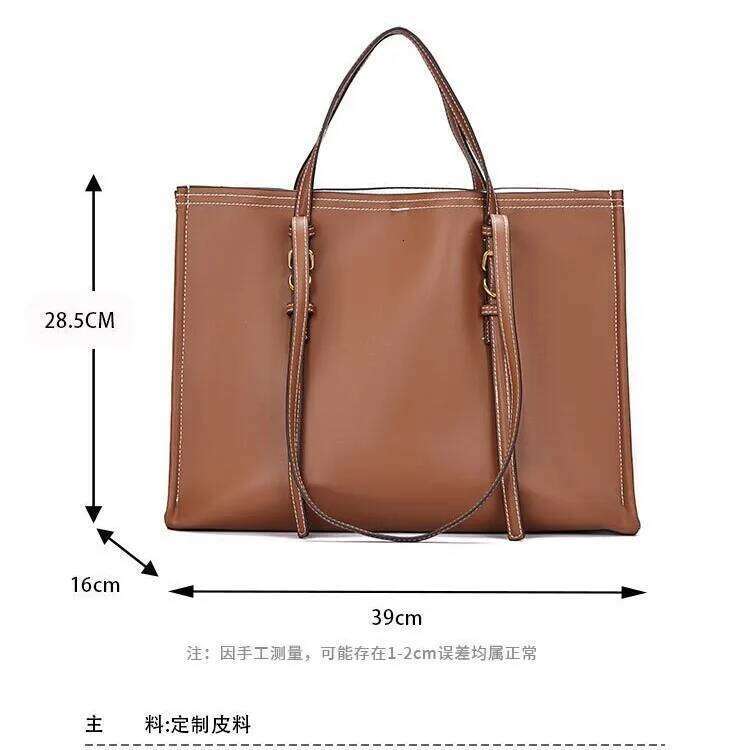 NEW Brand Designer Leather High-End Feel Retro Shoulder Versatile Women Crossbody Super Popular Handbag Big Bag