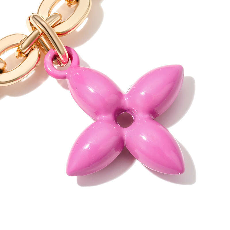 DHpet_wholesale Colorful Four - leaf Clover - inspired Chains for Bag Transformation