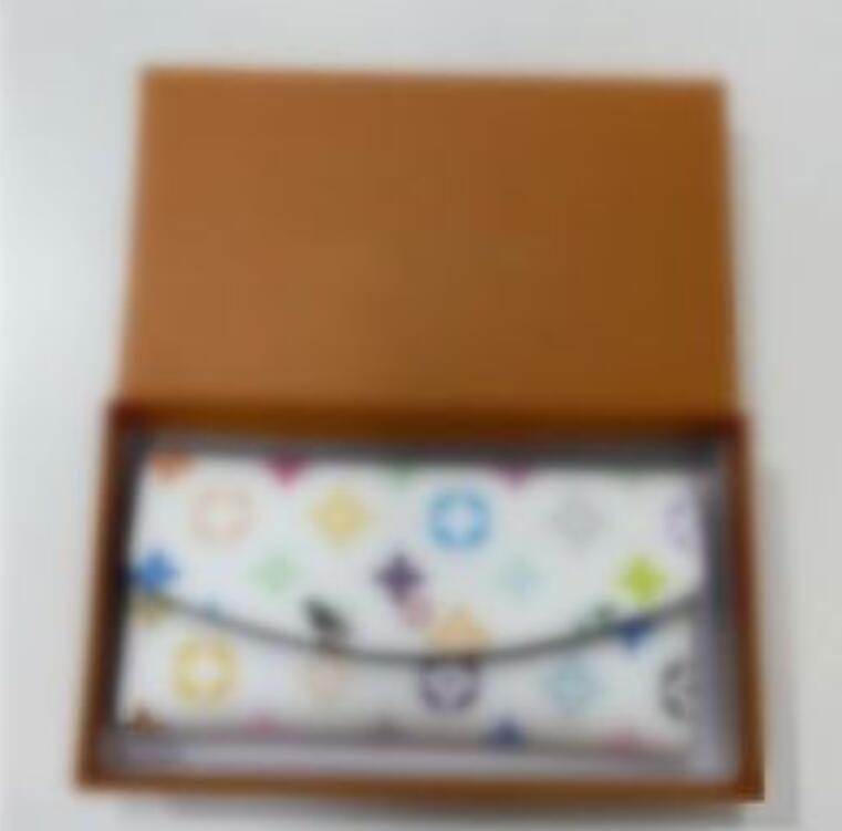 luxury woman long wallet black white slender coin wallets fashion women purse designer wallet Crossbody Bag