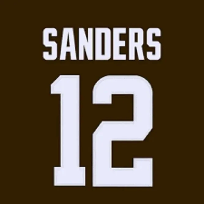 Personalized Custom Jerseys 12 Shedeur Sanders 2025 Football Judkins Nick Chubb Carson Schwesinger Myles Garrett Any Name Number