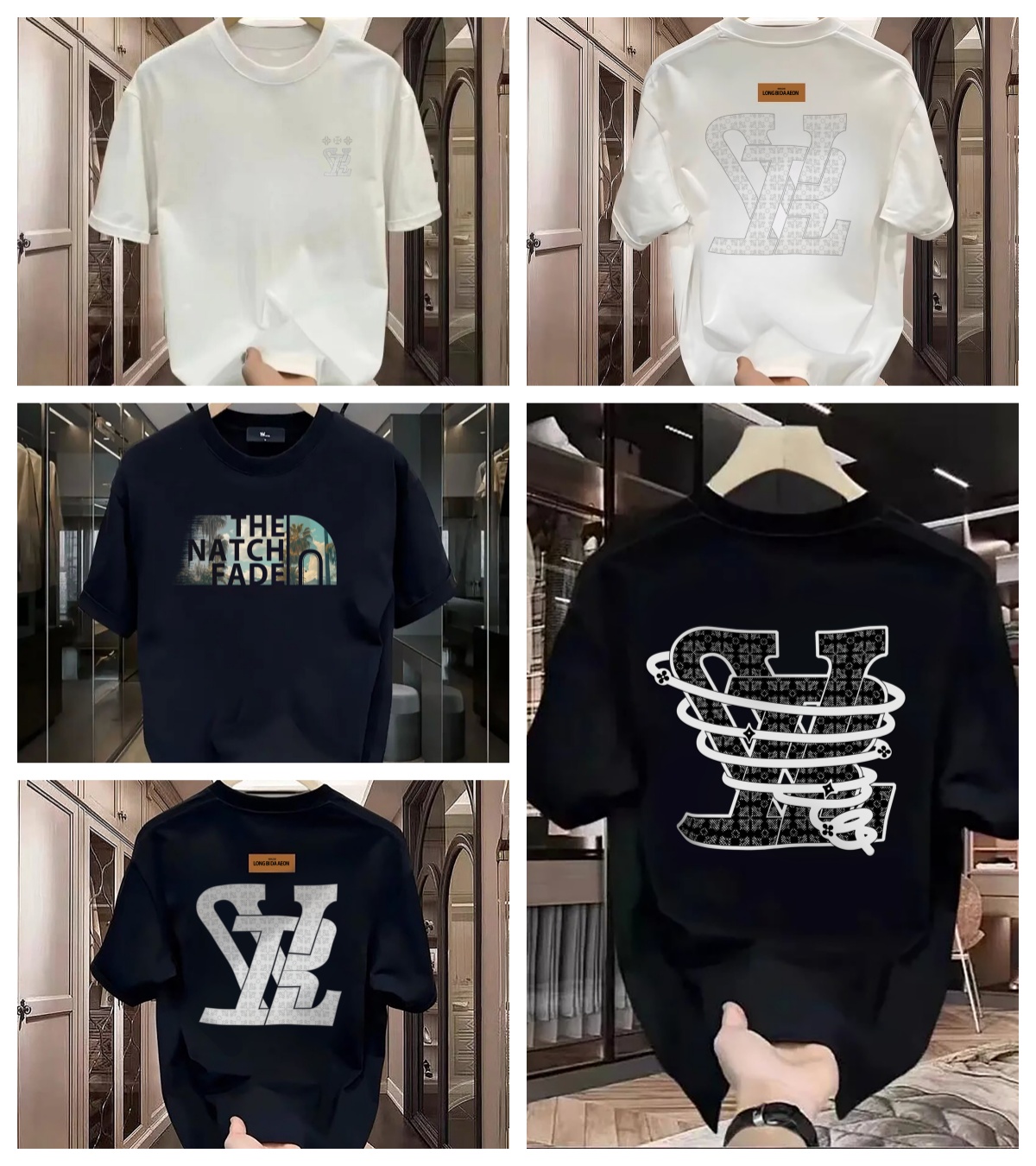 Men's T Shirts Luxury Brand 2025 Summer Fashion Letter Printed Top Shirt Unisex Men Women Short Sleeve High Quality Fashion Top Casual Vintage Re