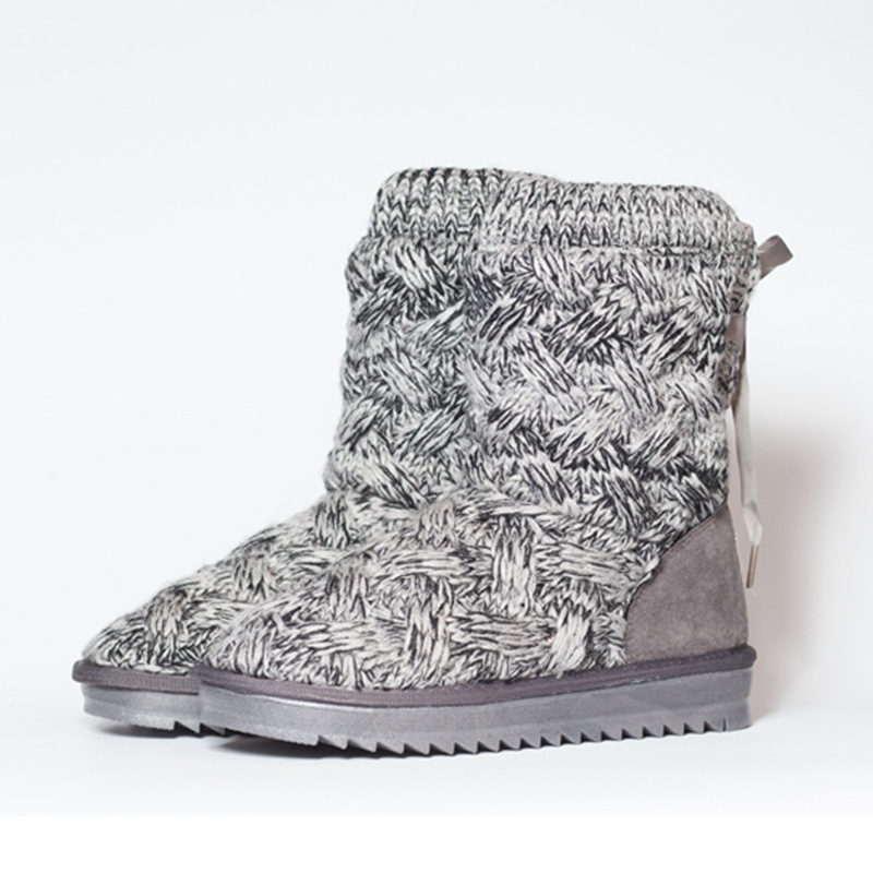 Free shipping Slippers designers Thick soled snow boots for women winter warm shoes for women with added fleece and thick cotton shoes