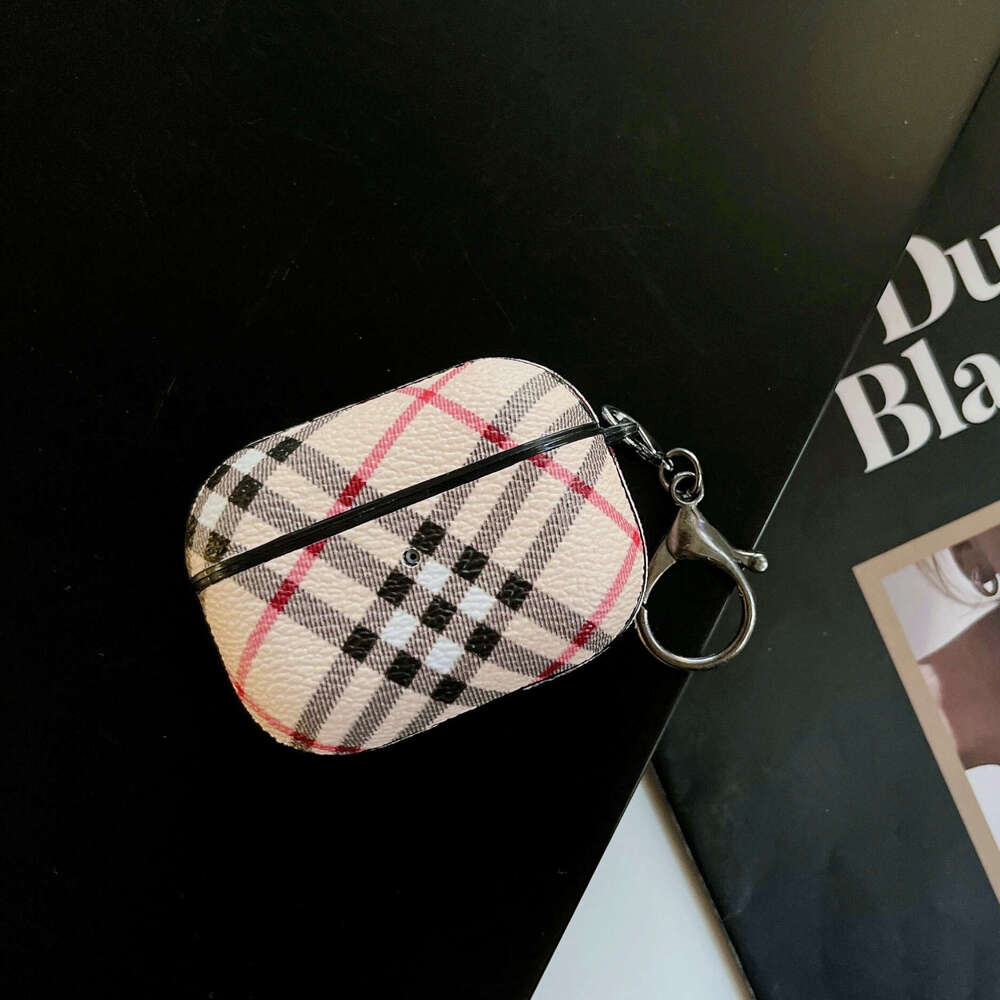 DHgargets Suitable for Apple 1/2 New 3rd Generation Bluetooth Earphone Leather Protective Cover Phone Pro Case