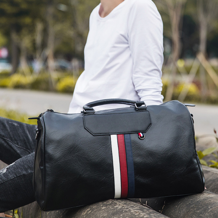 New Handheld Business Casual Men s Shoulder Bag Crossbody Bag Personalized Travel Bag Autumn Designer Bag Simple Style Rock Pattern Handbag