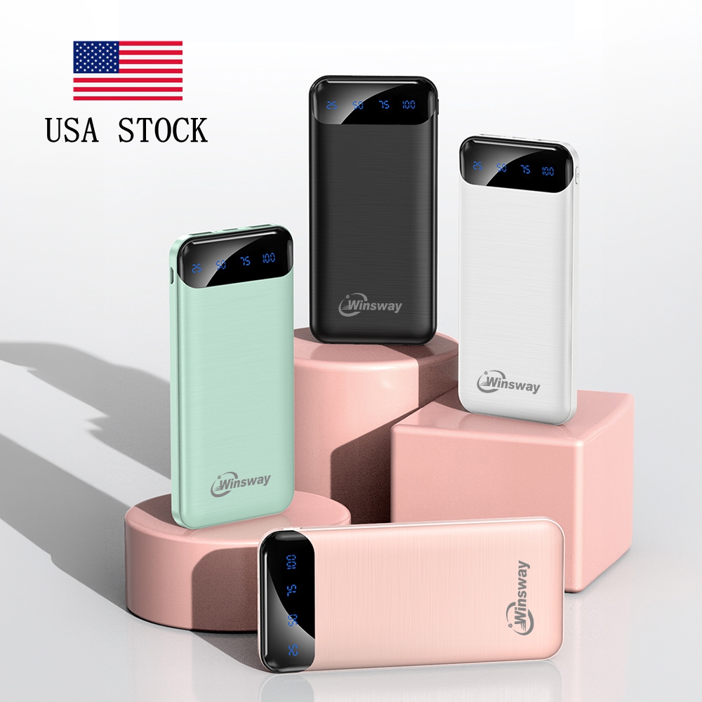 Winsway Power Bank 10000/20000mAh with Fast Charging Portable Battery Charger For iPhone 16 15 14 13 Pro Max