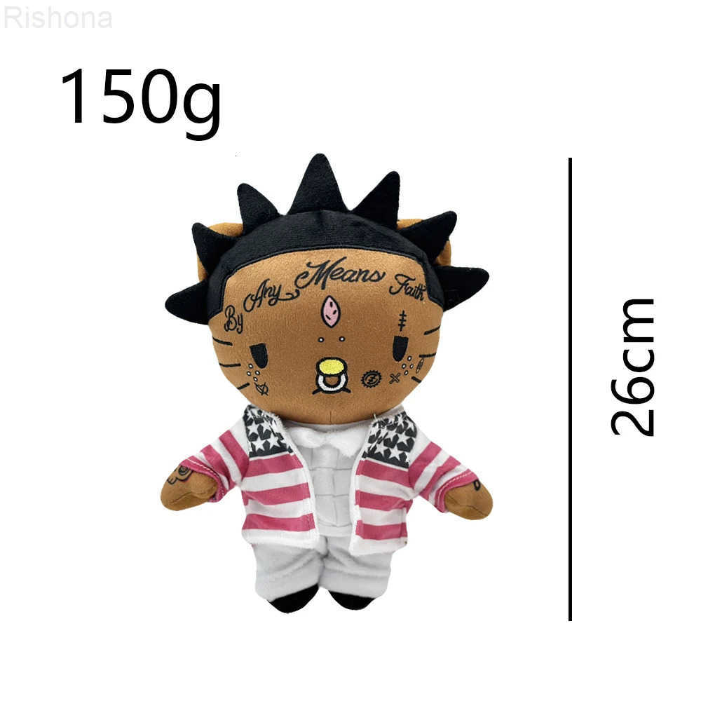 Sanrio New Hello Kitty Lil Uzi Vert Plush Doll Figure Stuffed Toys Cute Boys Girls Fans Collect Gifts L250908