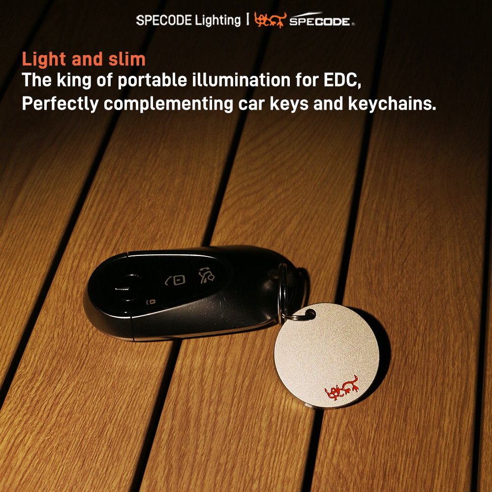 K1 Round Keychain Flashlight Type-C Direct Charging Mini Convenient Light Emergency Decorative Beautiful Gift Pendant