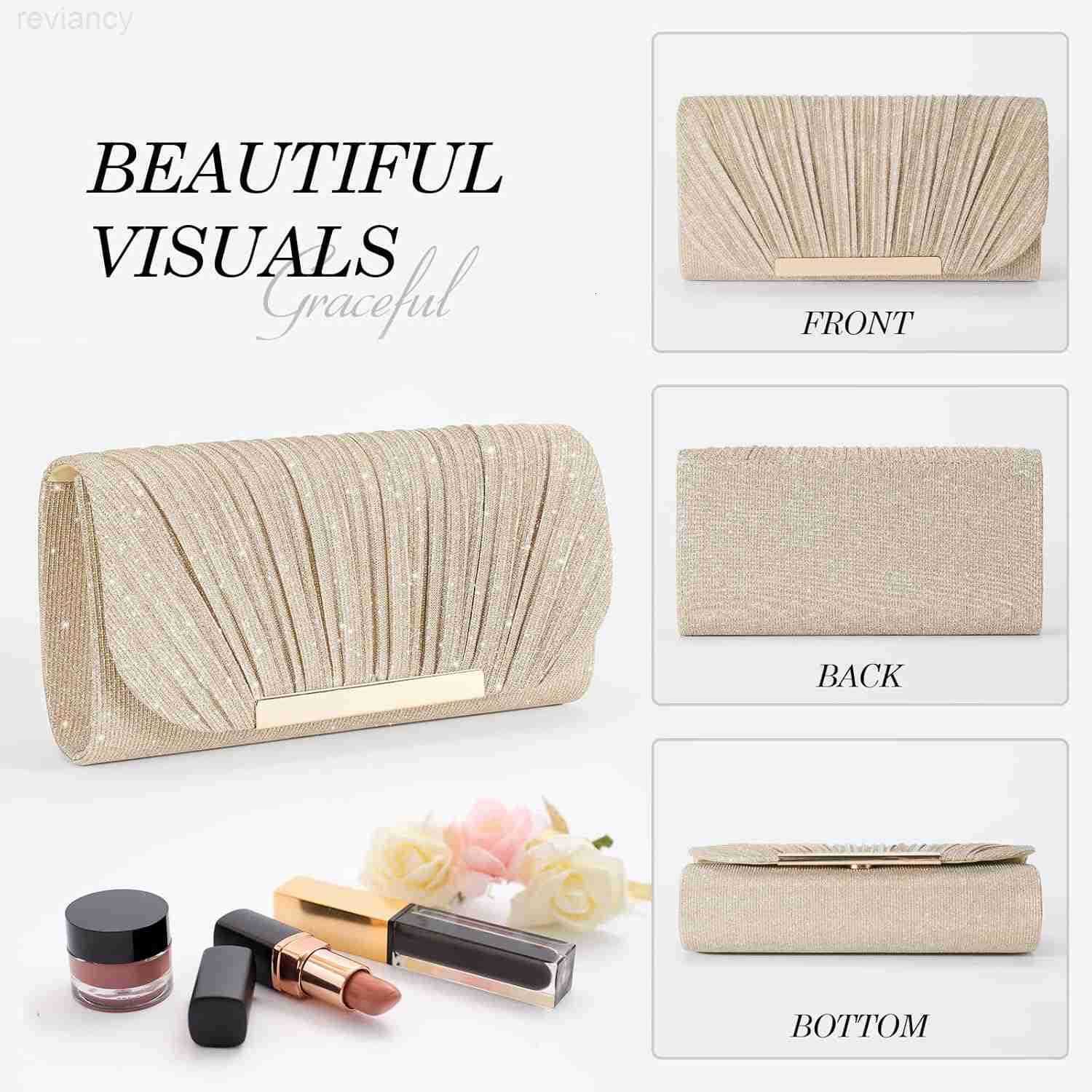 Clutch Purses for Women Evening Bag Lady Girl Crossbody Handbags for Prom Party Wedding EngagementW250908