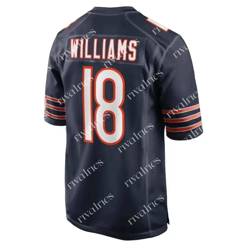 Custom Football Jersey Caleb Williams Colston Loveland Walter Payton Rome Odunze Moore Kmet Any Name Number Men S-XXXL 78