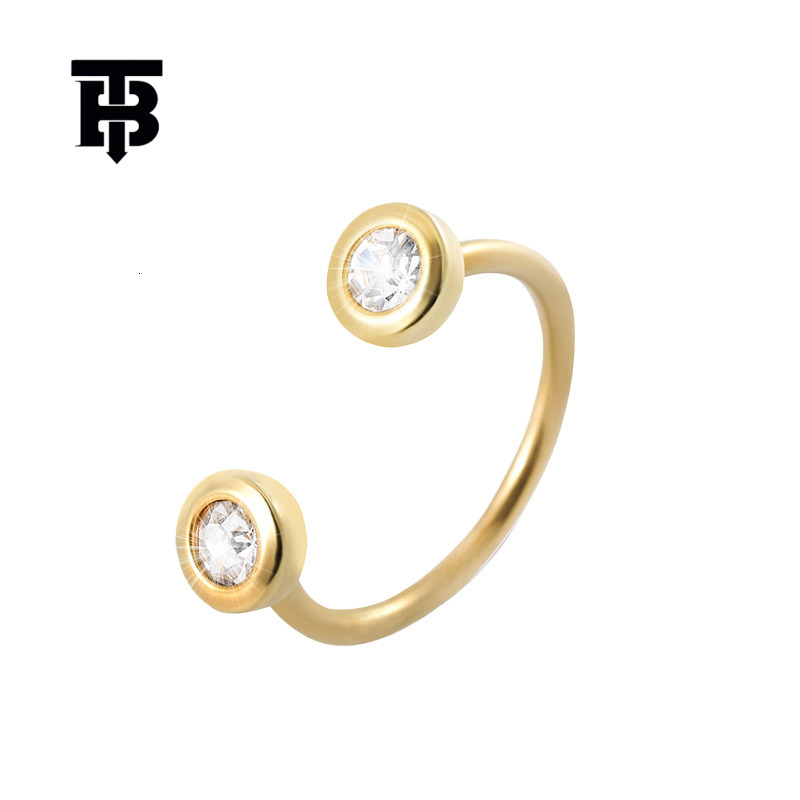 TB BHULAMTE Designer Luxurious New European And American Hot Selling Zircon Ring Versatile Simple Women's Fashion Jewelry Accessories