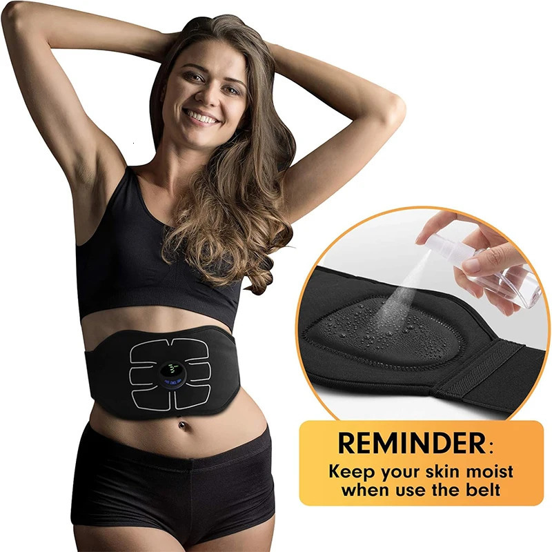ABS Stimulator Machine Abdominal Toning Belt Workout Portable Ab Home Office Fitness Equipment For Abdomen 250908