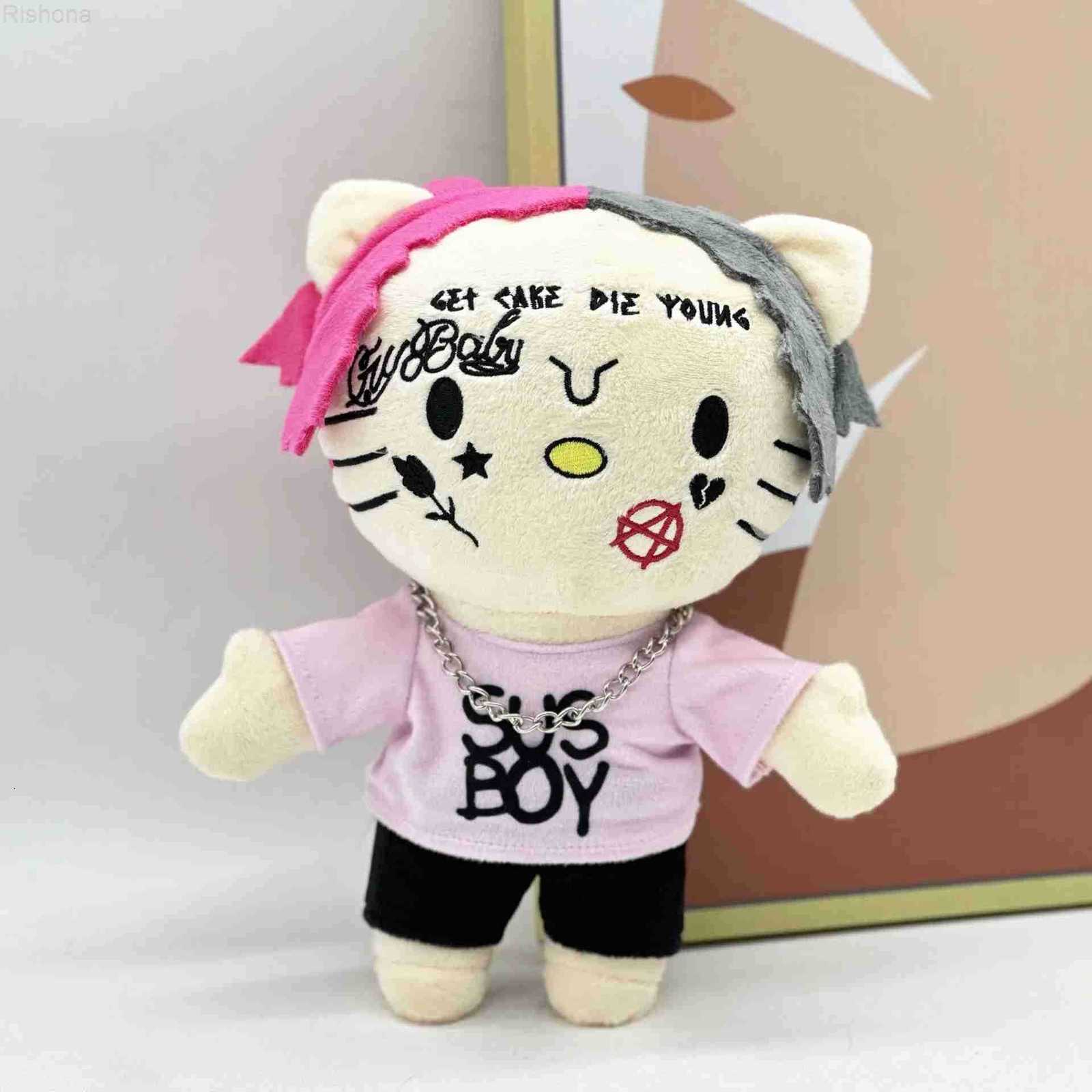 Sanrio Hello Kitty 24cm LIL Peep Plush Doll Figure Stuffed Toys Cute Boys Girls Christmas Gift H251203