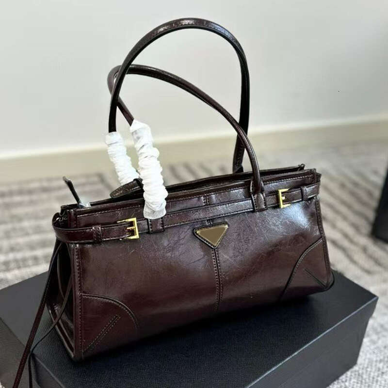 Designer Shoulder Bag Burgundy Women Totes Bag Soft Lux Suede Brown Leather Handbag Casual Briefcase Tote