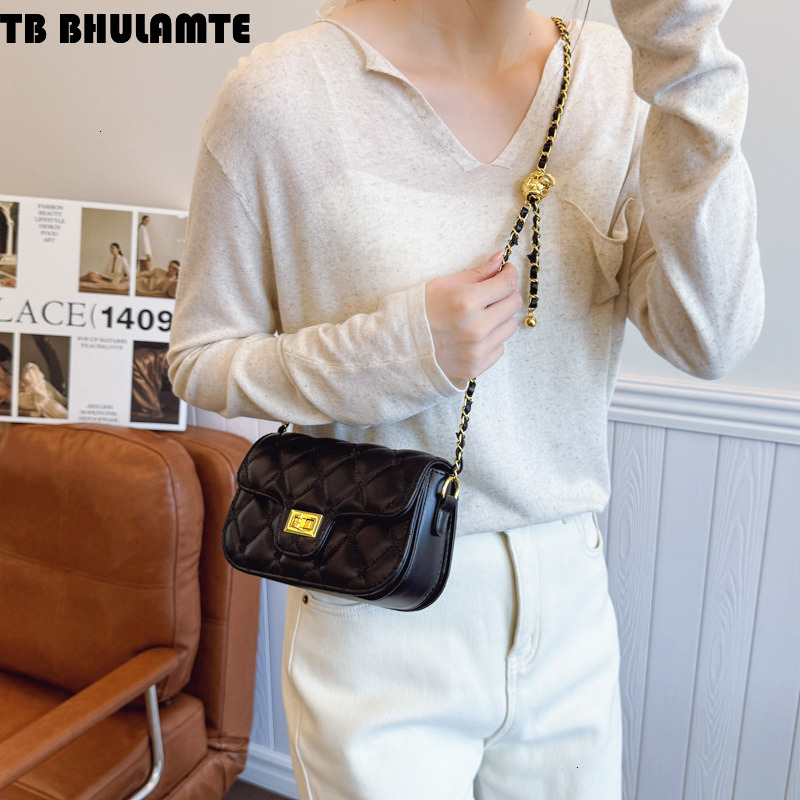 TB BHULAMTE Designer Bag Quilted Embroidery Underarm Bag For Women 2025 New Versatile Single Shoulder Crossbody Bag Luxury Bag Niche Chain Small Squar