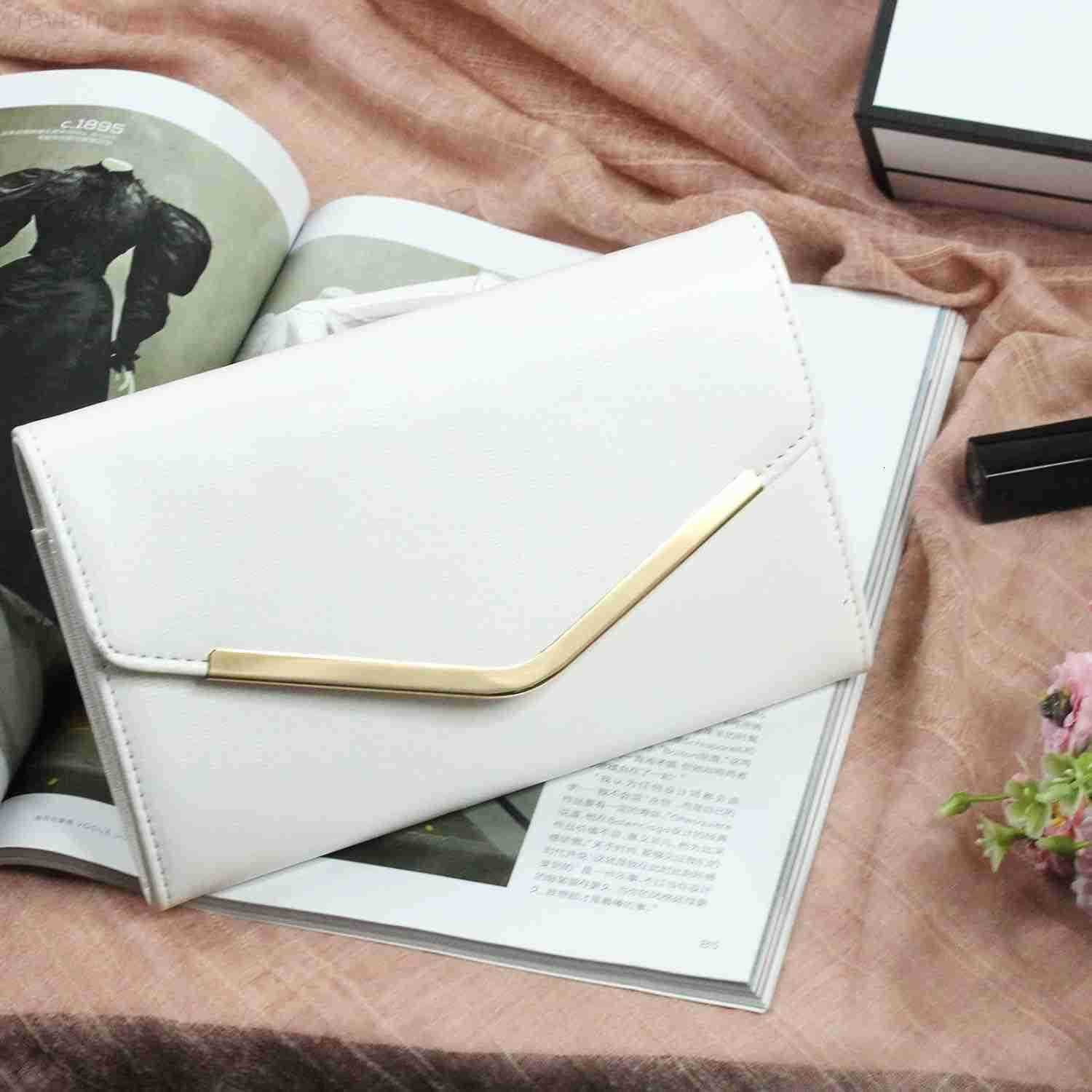 Clutch Purse Evening Bag for Women Envelope Handbag With Detachable Chain for Wedding and PartyW250908