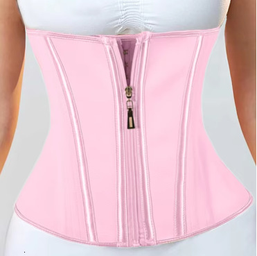 Fajas Colombia Latex Waist Trainer Double Compression BBL Shape Abdominal Control Weight Loss Sheath Flat Abdominal 13 Steel Band 241202