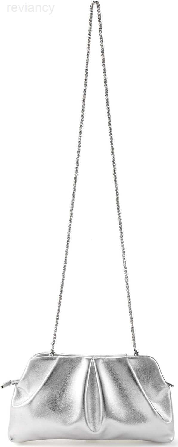 Women Clutch Bag Dressy Formal Handbag Pleated PU Clutch Purse Detachable Chain Crossbody BagW250908
