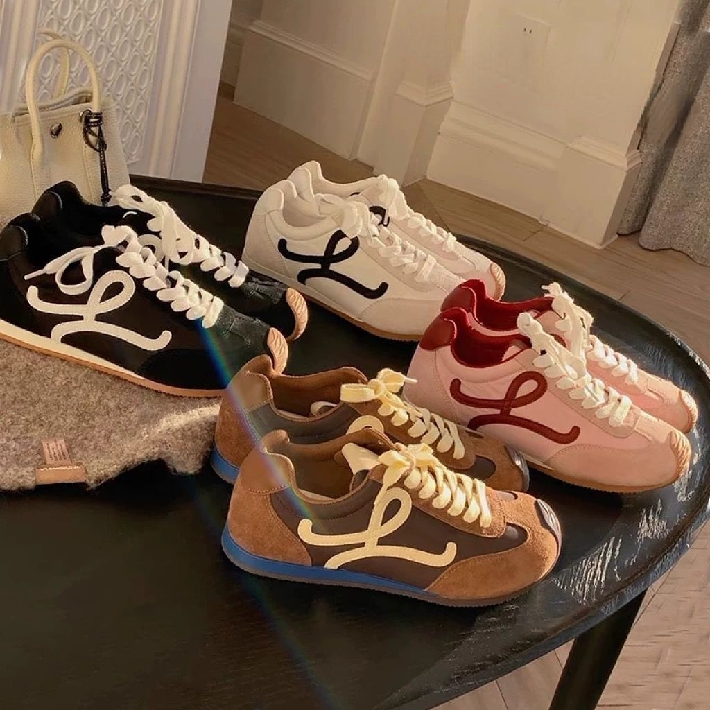 Casual Shoes Female 2025 Fashion Mixed Colors Women's Vulcanize Outdoor Women Sneakers Lace Up Low Heel Sport Ladies