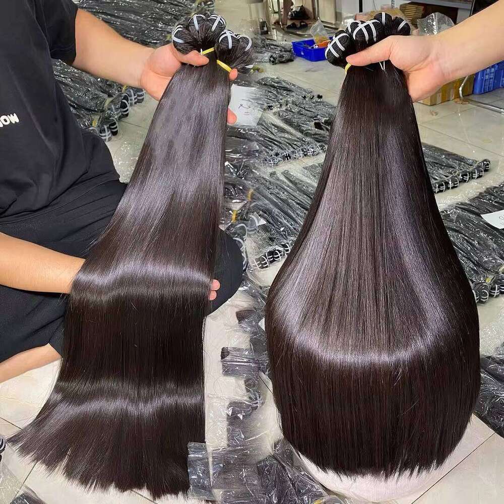 Grade Virgin 12A Vendors Wholesale Bone Straight Indian Human 100% Natural Cuticle Aligned Hair wig Bundles 100%