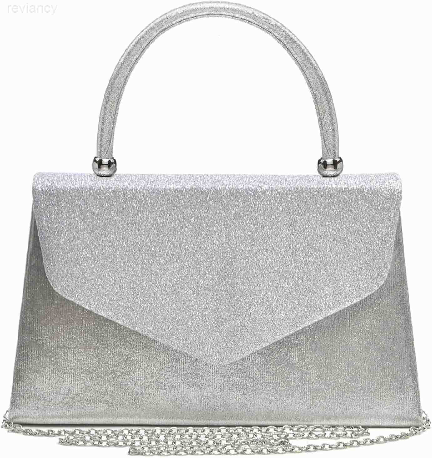 Womens Evening Bag Party Clutches Wedding Purses Cocktail Prom Handbags with Frosted GlitteringW250907
