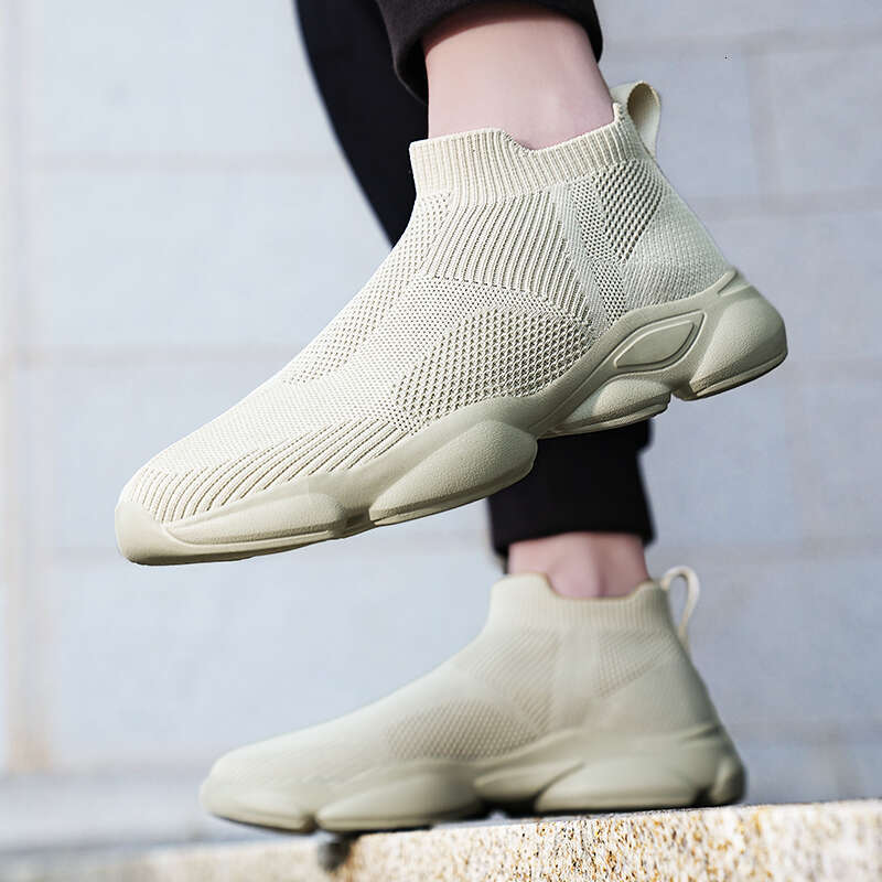 All Season Sock Shoes Outdoor Jogging Men's Sneakers Fashion soft comfortable breathable non slip wear resistant Male casual shoes
