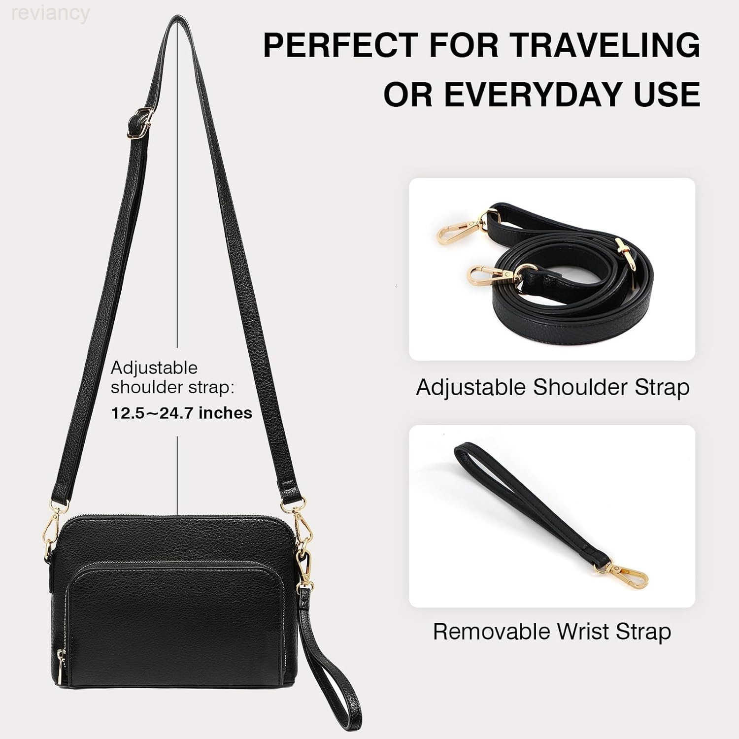 Crossbody Bag for Women PU Leather Shoulder Bag Trendy Small Crossbody Purse Bag for Travel Work PartyW250908