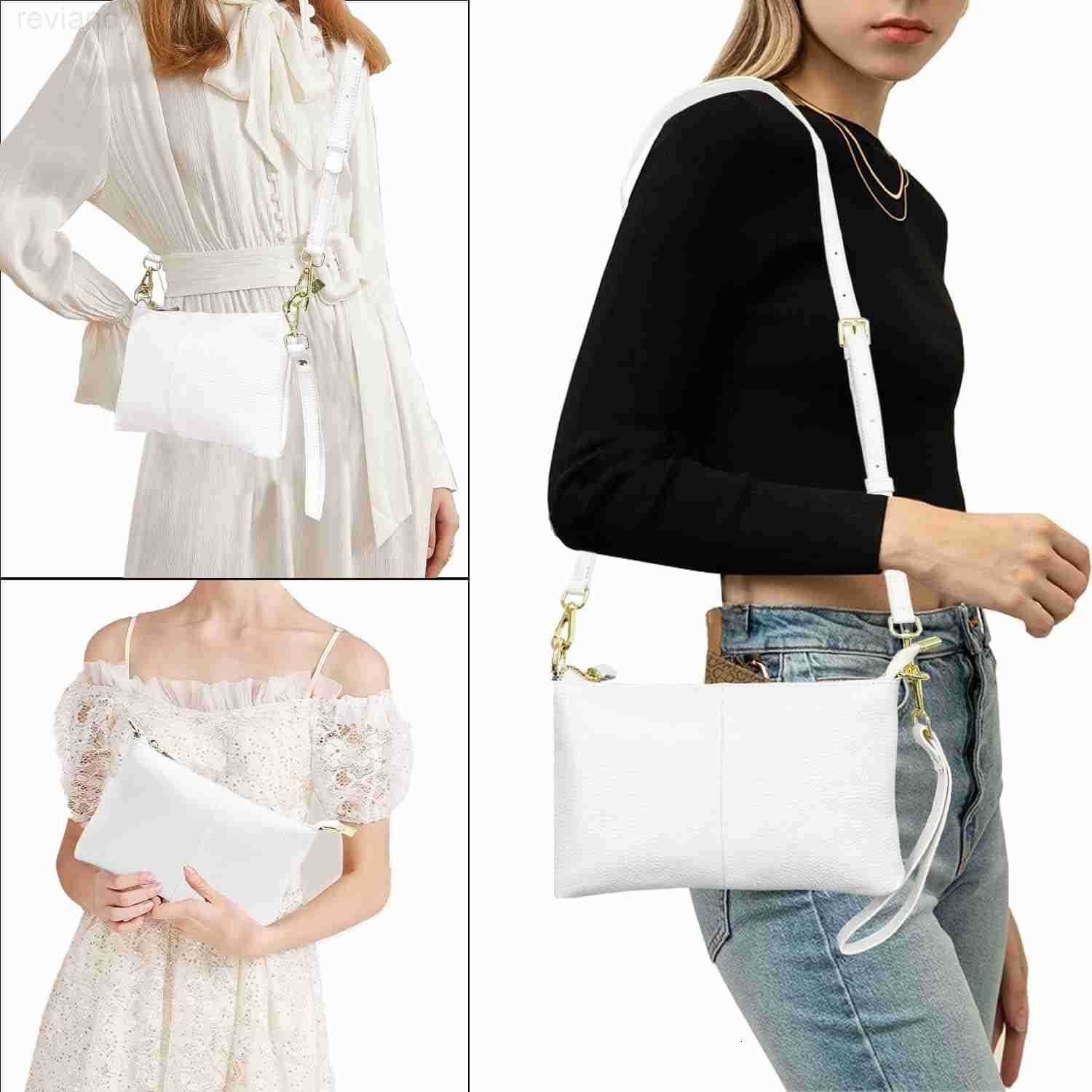 Leather Wristlet Wallet Clutch Purses For Women Small Crossbody Phone BagsW250908