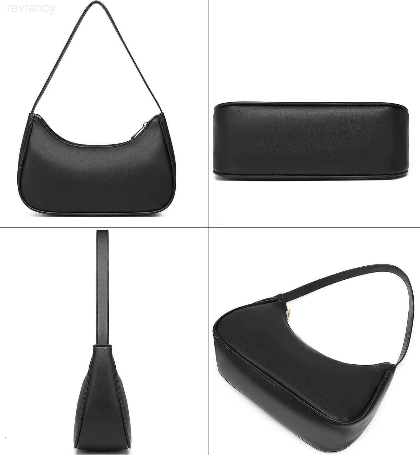 Shoulder Bags for Women Vegan Leather Hobo Sling Tote Handbag Retro Clutch Purse with Zipper ClosureW250908