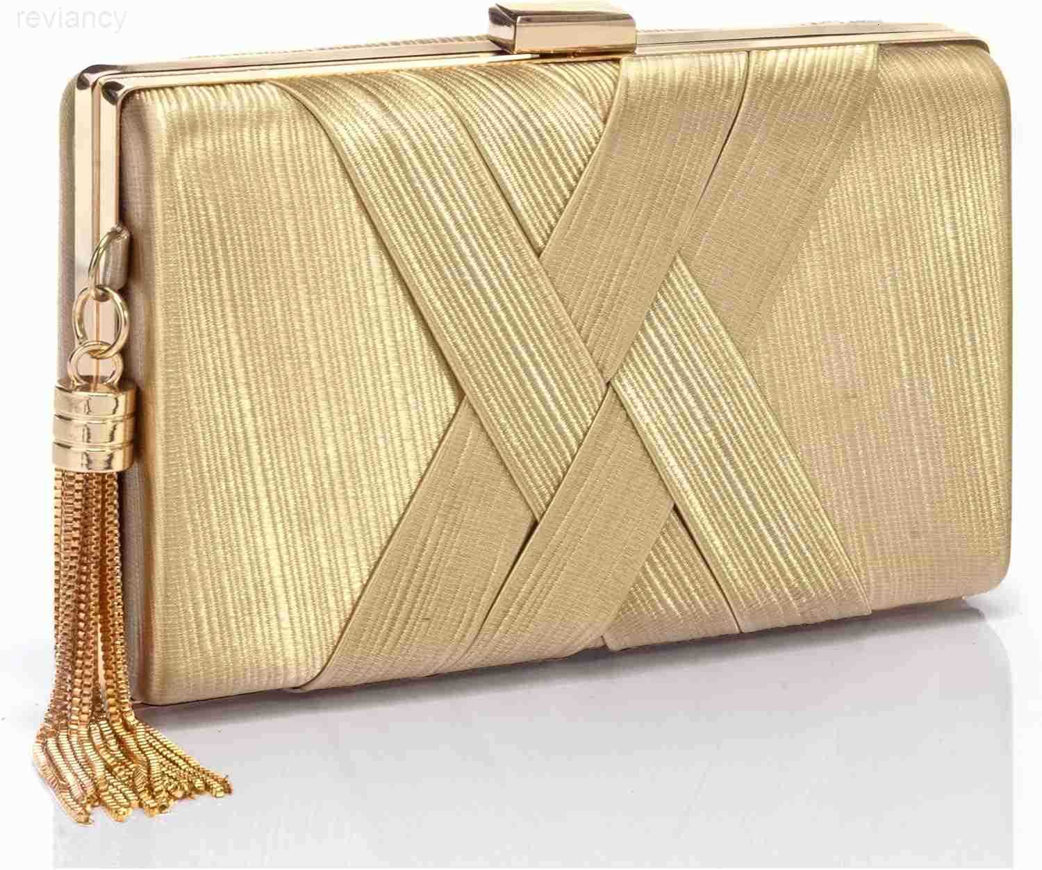 Womens Evening Handbag Clutch Bridal Purse for Wedding Prom Night Out PartyW250908