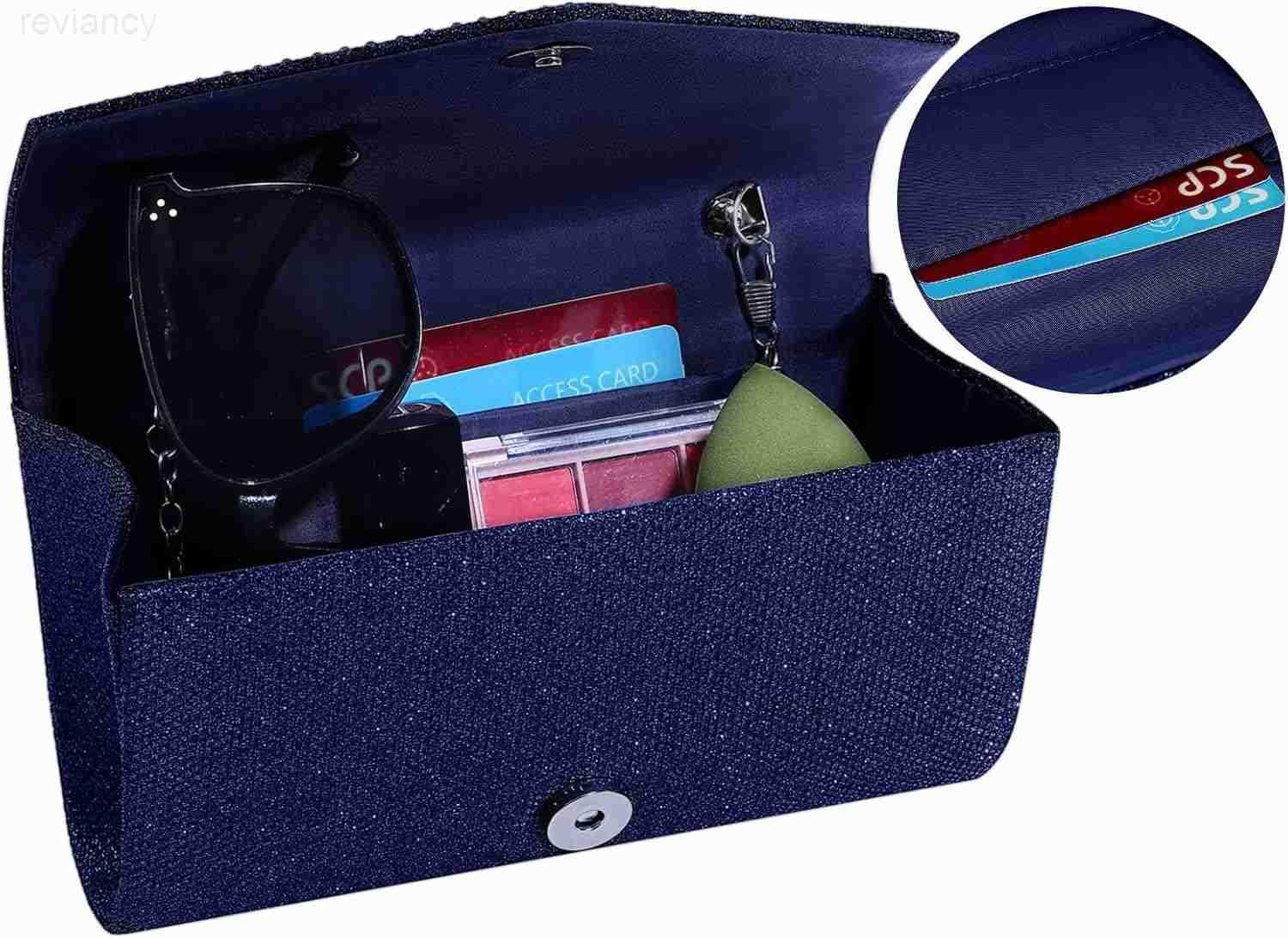 Women Evening Bag Clutch Rhinestone Envelope Party Handbag Bridal Prom PurseW250908